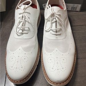 STACY ADAMS Men's Summit Wingtip Lace-up Oxford White